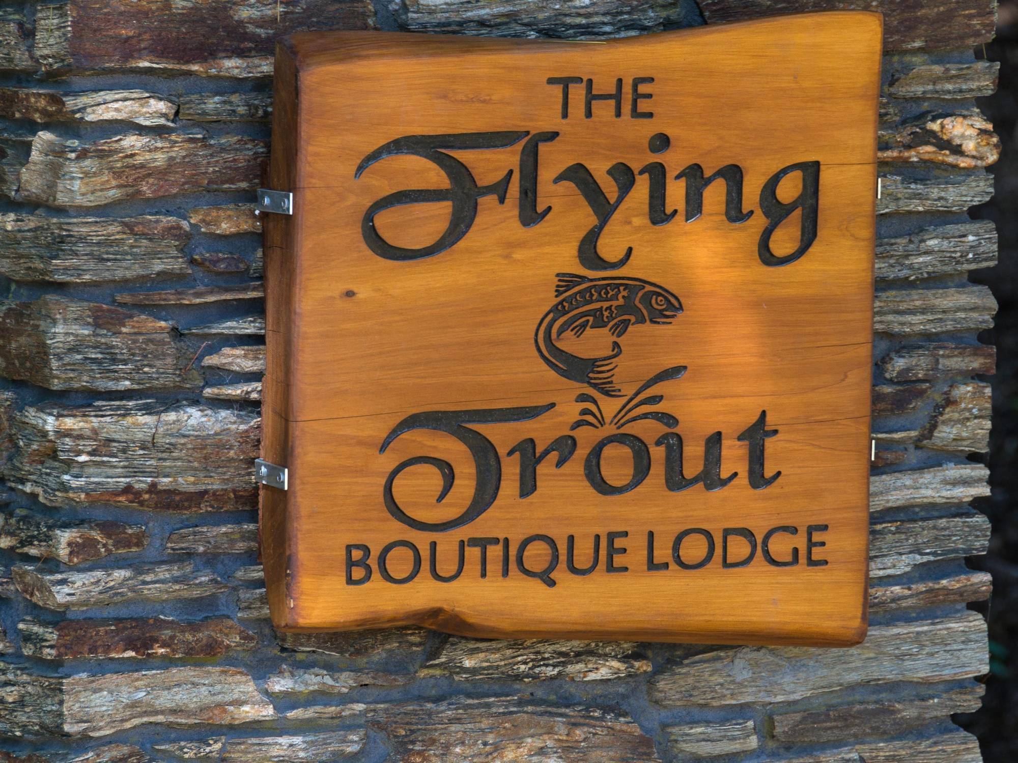 The Flying Trout Boutique Lodge Lago Lago Taupo Exterior foto